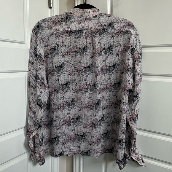 Reiss Multicolor Patterned Blouse - Picture 7 of 8